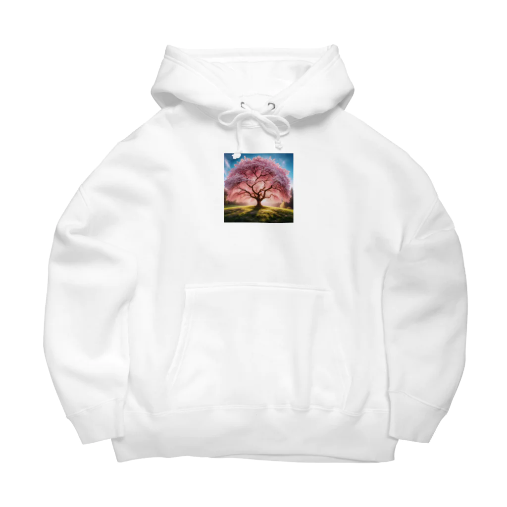 ニコショップの桜の木 Big Hoodie