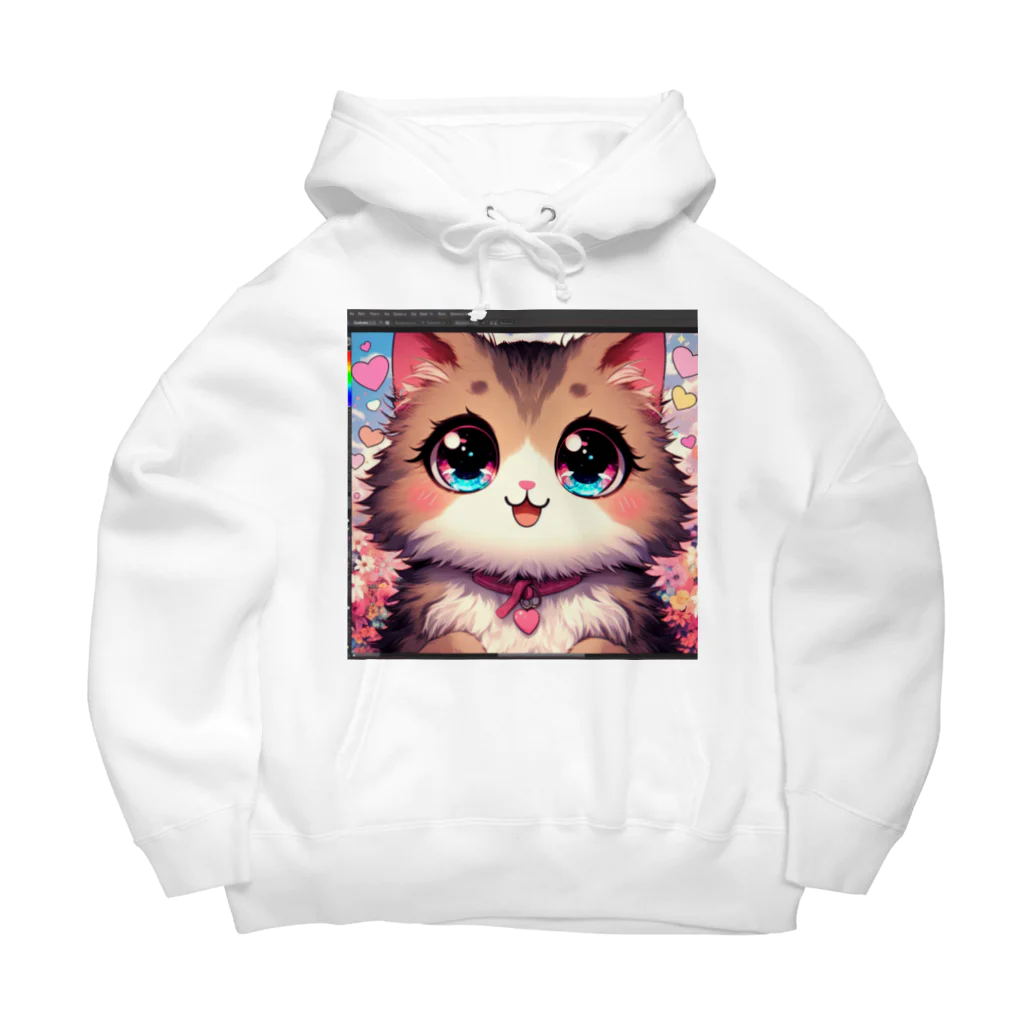 yos-1292583のねこニコばん Big Hoodie