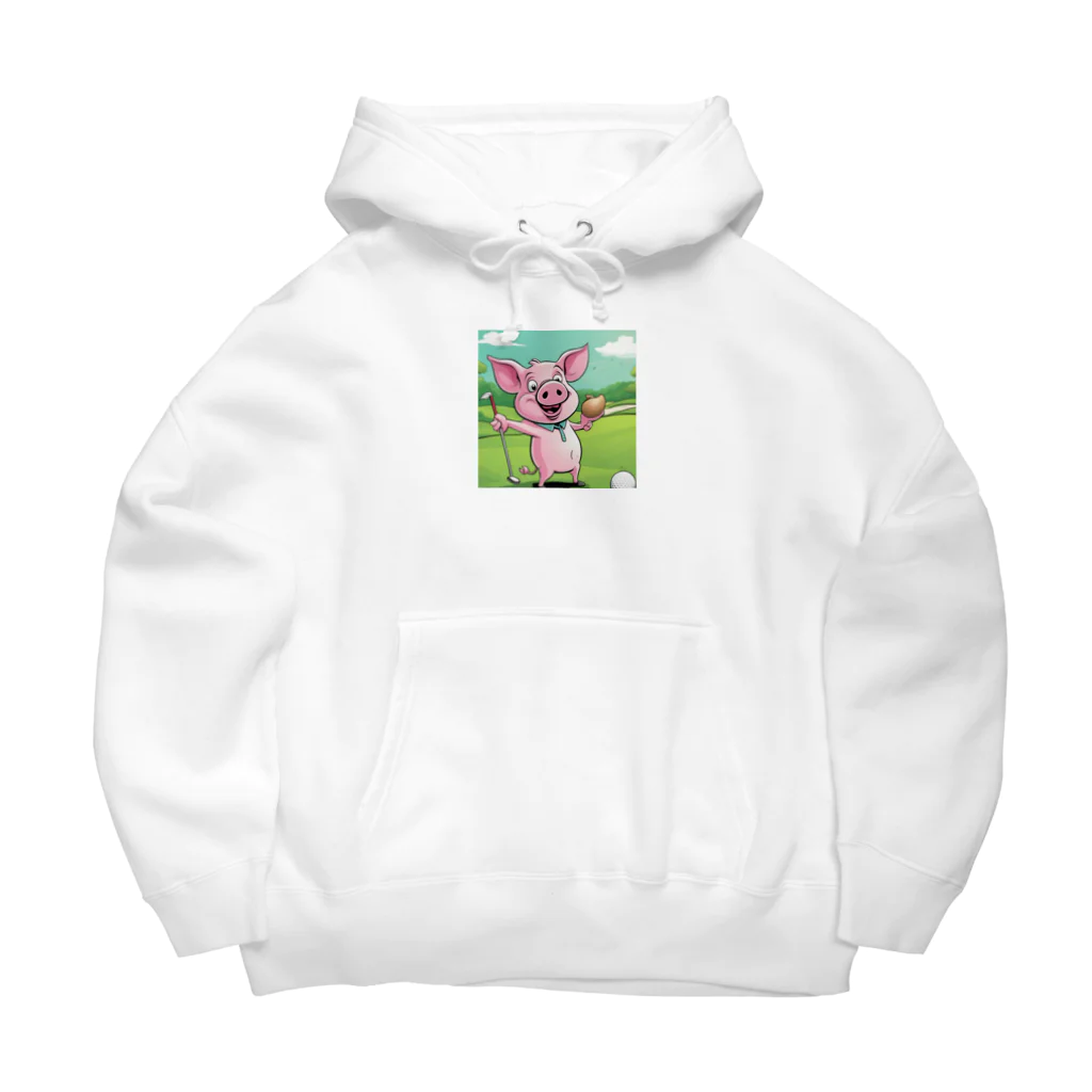 かめたびのぷ―のゴルフ Big Hoodie