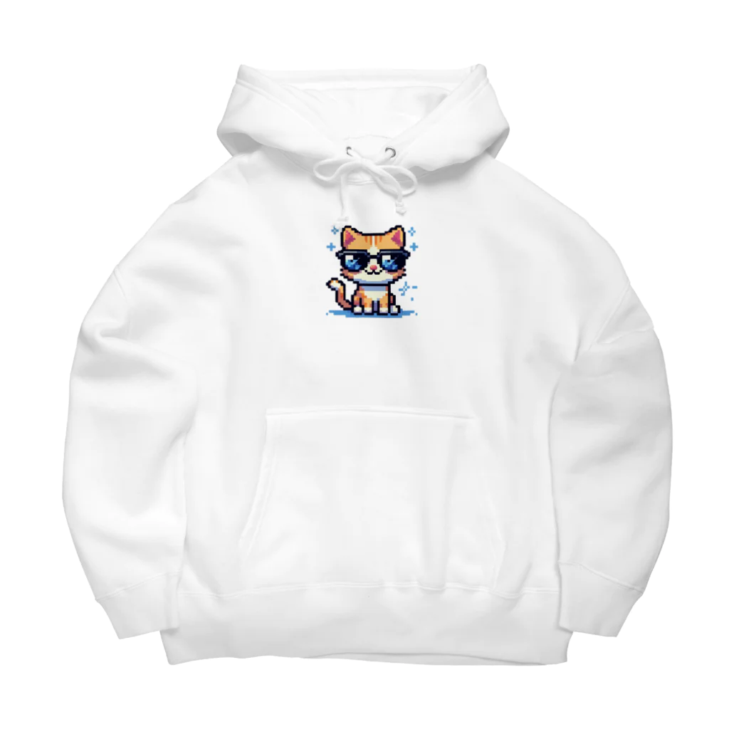 BinaryStoreのきらりんサングラスにゃんこ Big Hoodie