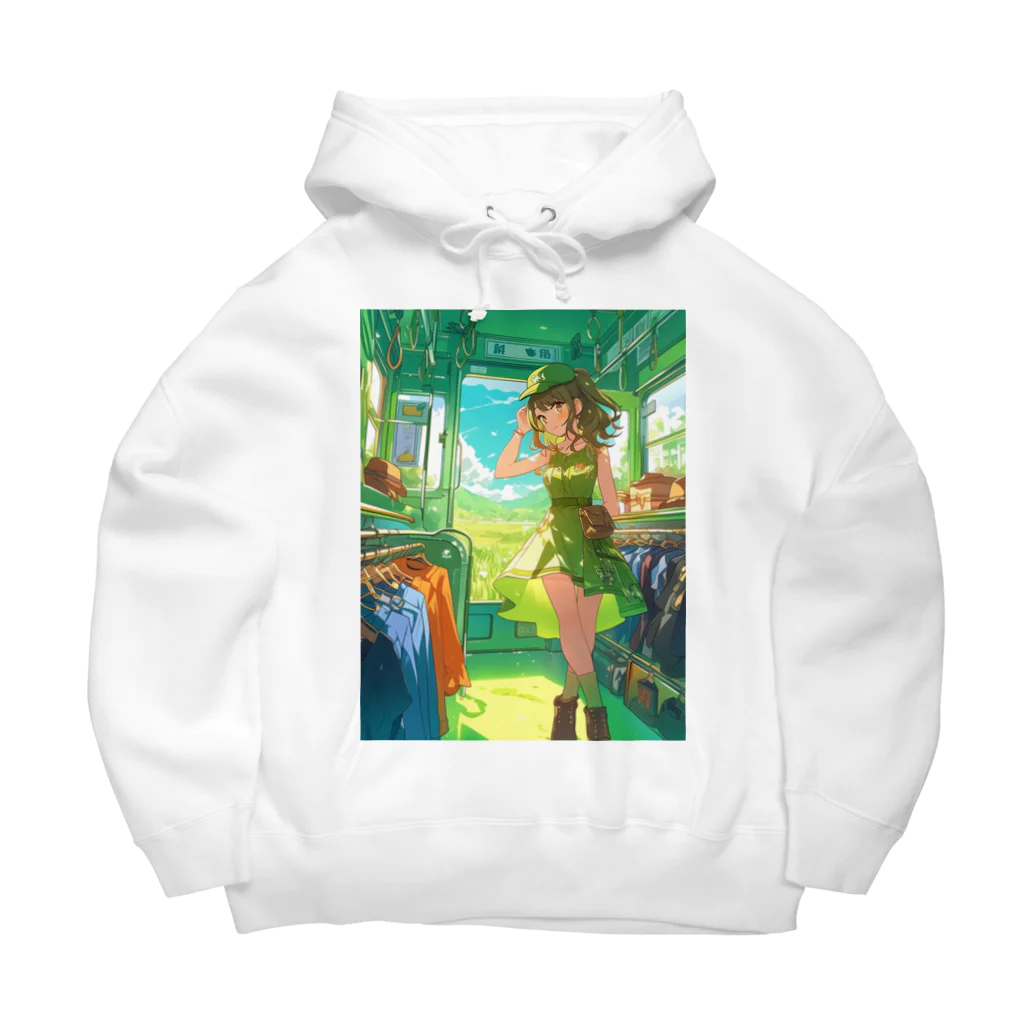 シロクマペンギンのトレインアパレルショップ Big Hoodie