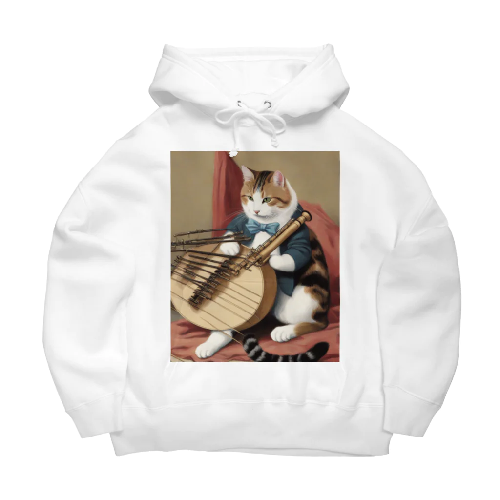 F2 Cat Design Shopの orchestra cat 001 Big Hoodie