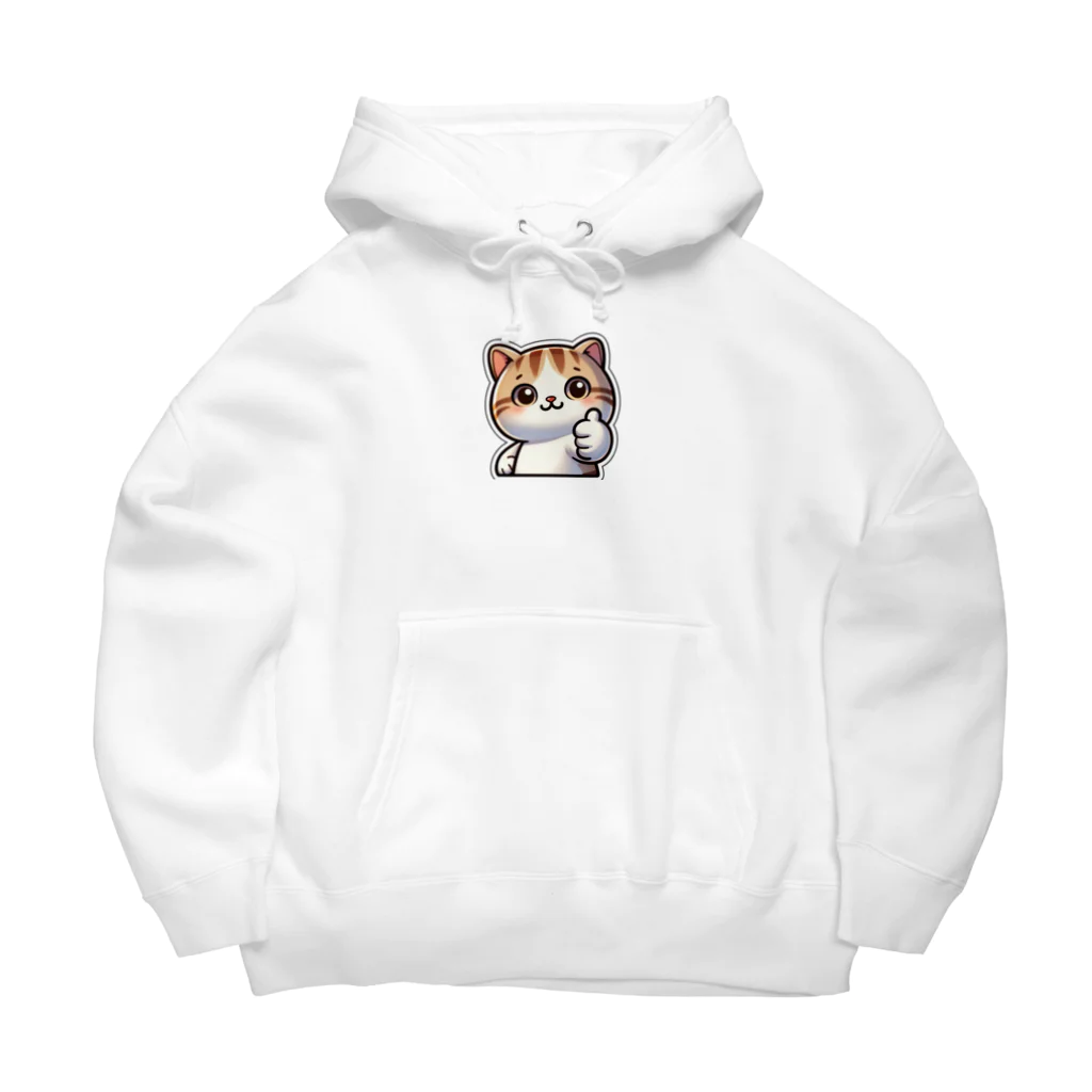 デフォルメあにまるずのグッドマンチカン Big Hoodie