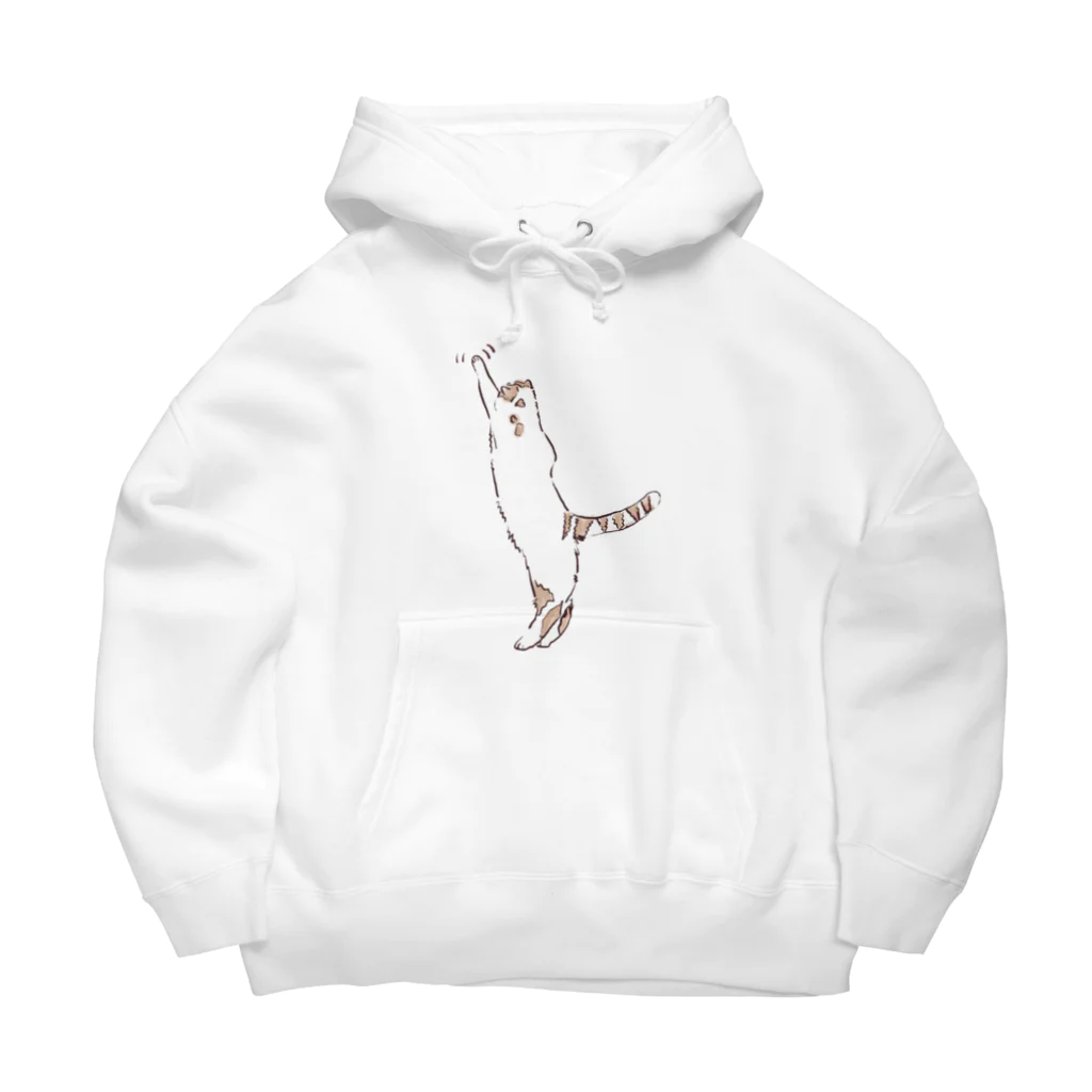 milgrainのちょいちょいねこ Big Hoodie