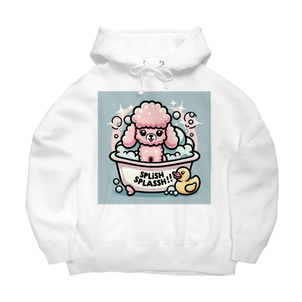 keikei5のプードルのふわふわがバスタイム Big Hoodie