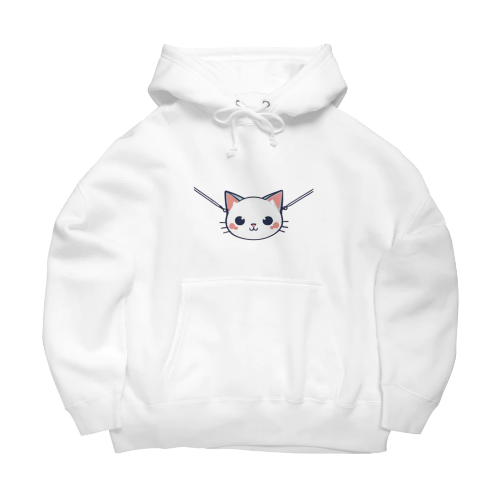 ニャン丸の猫バッグ Big Hoodie