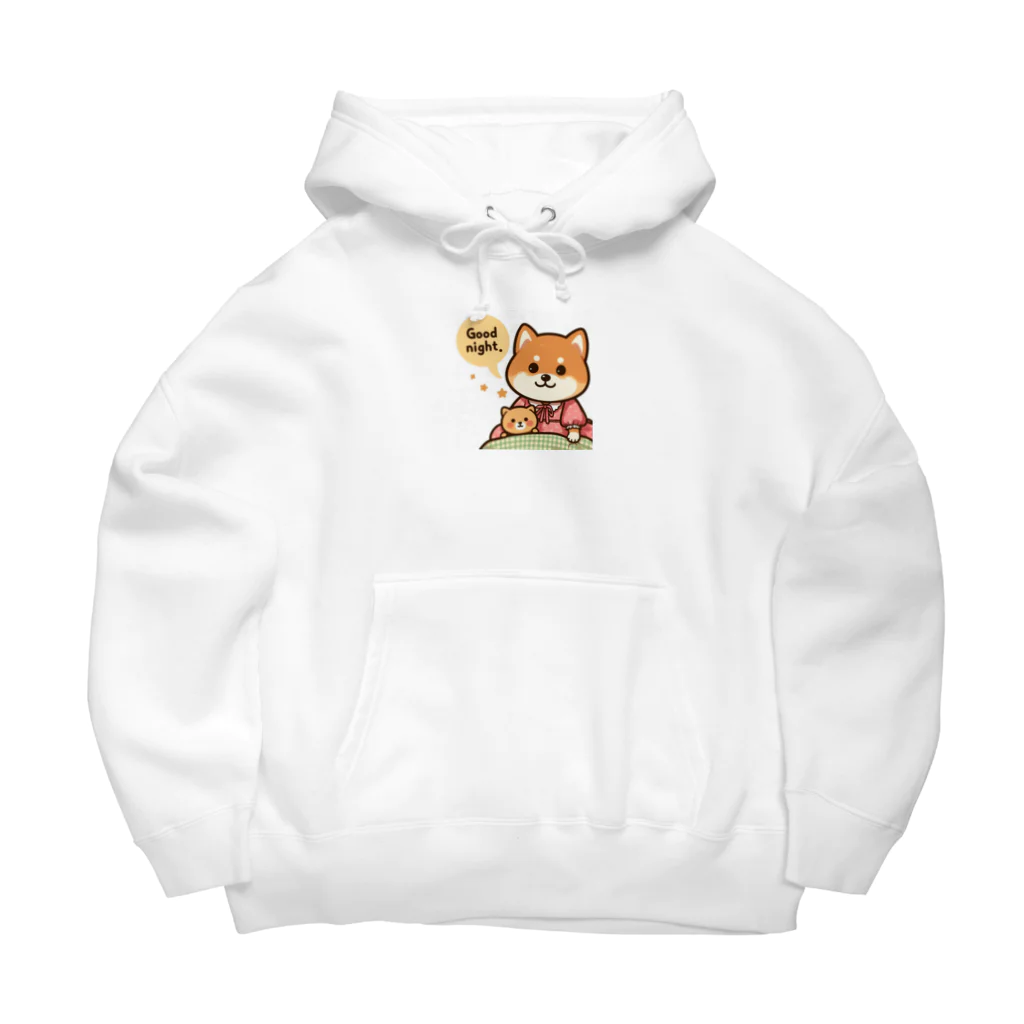 メアリーの今夜は可愛い柴犬スタンプで癒しの時間 Big Hoodie