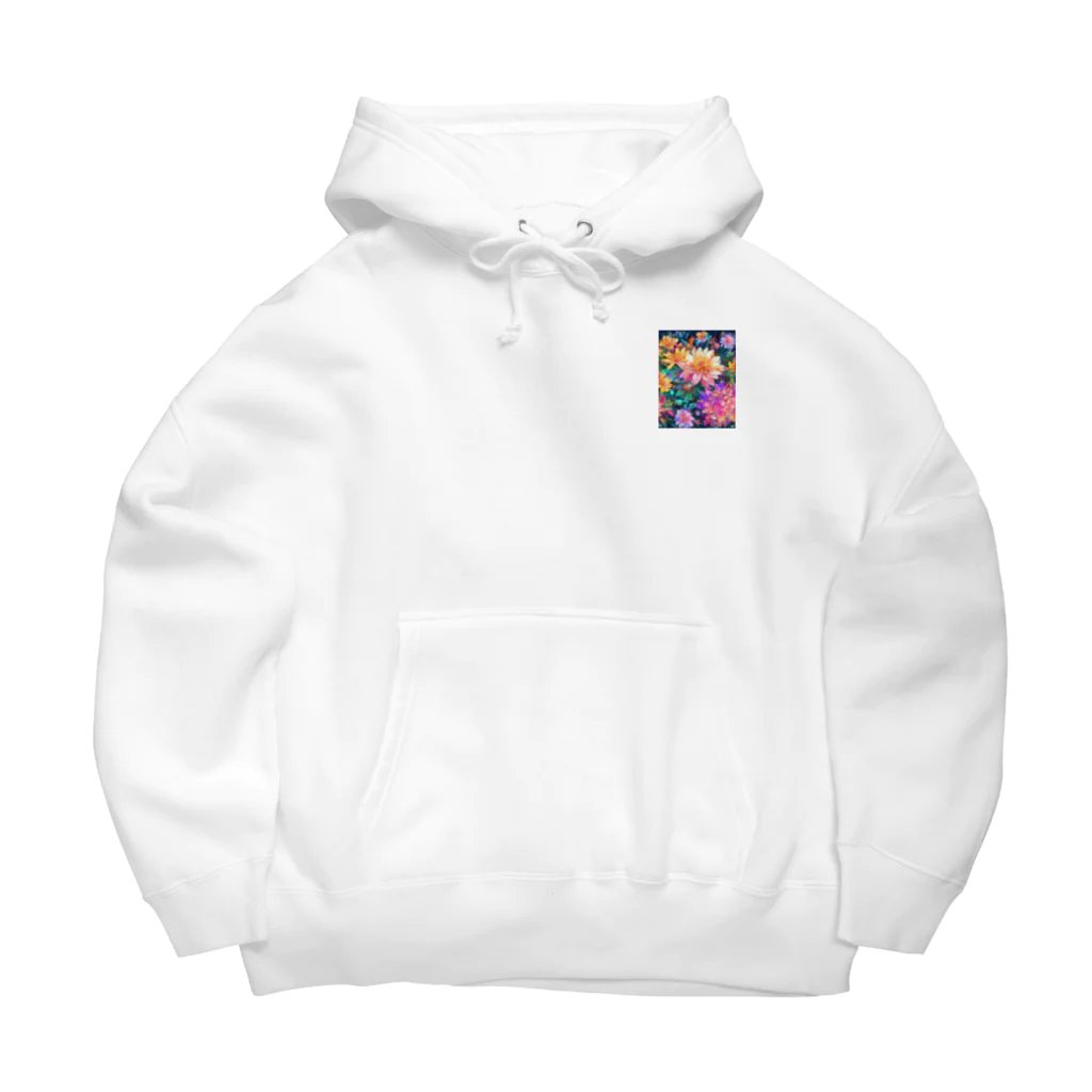 モノモノクローゼットの花々 Big Hoodie