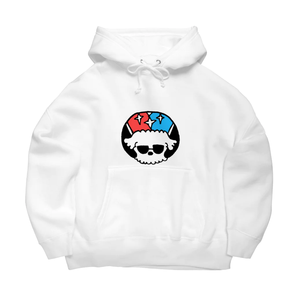 loco moco maruのバイクヘルメットわんこ Big Hoodie