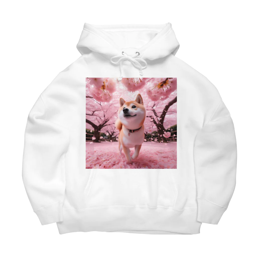 noririnoの桜犬 Big Hoodie