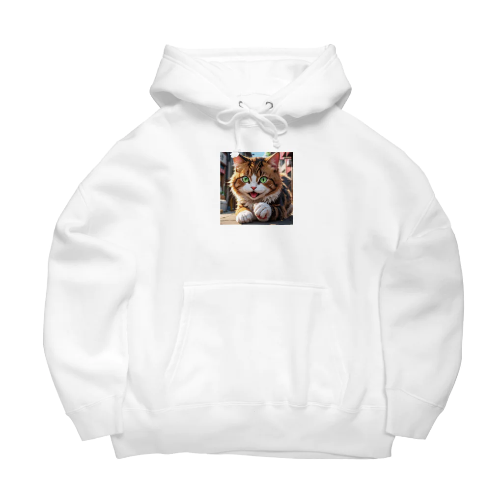 oz-chanの何かしようとしてる猫 Big Hoodie