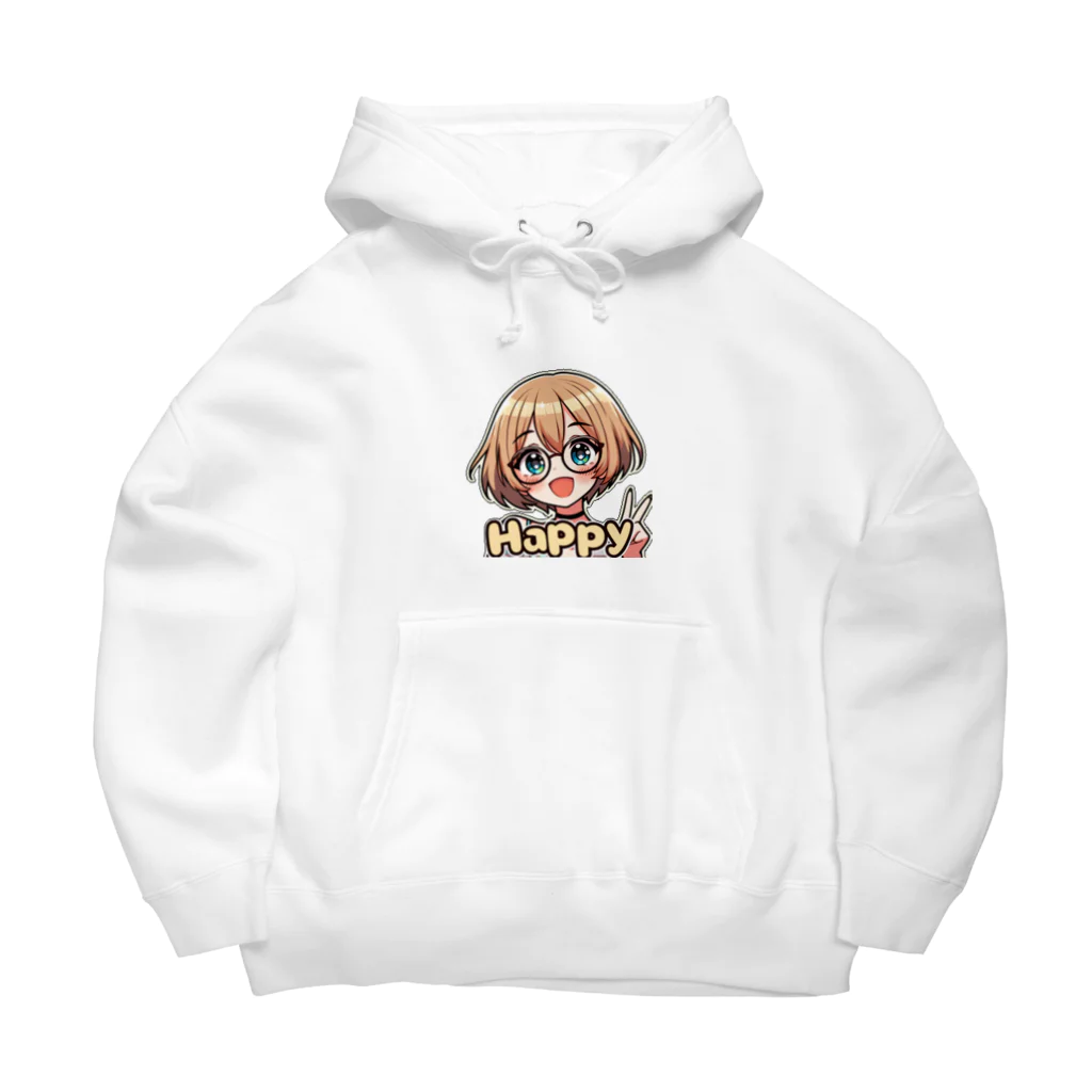 Kusareshiroの金髪ショートカット眼鏡美少女ちゃん Big Hoodie