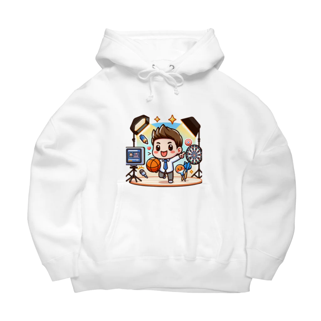 bottaの可愛い、かず。さん、バスケダーツ Big Hoodie