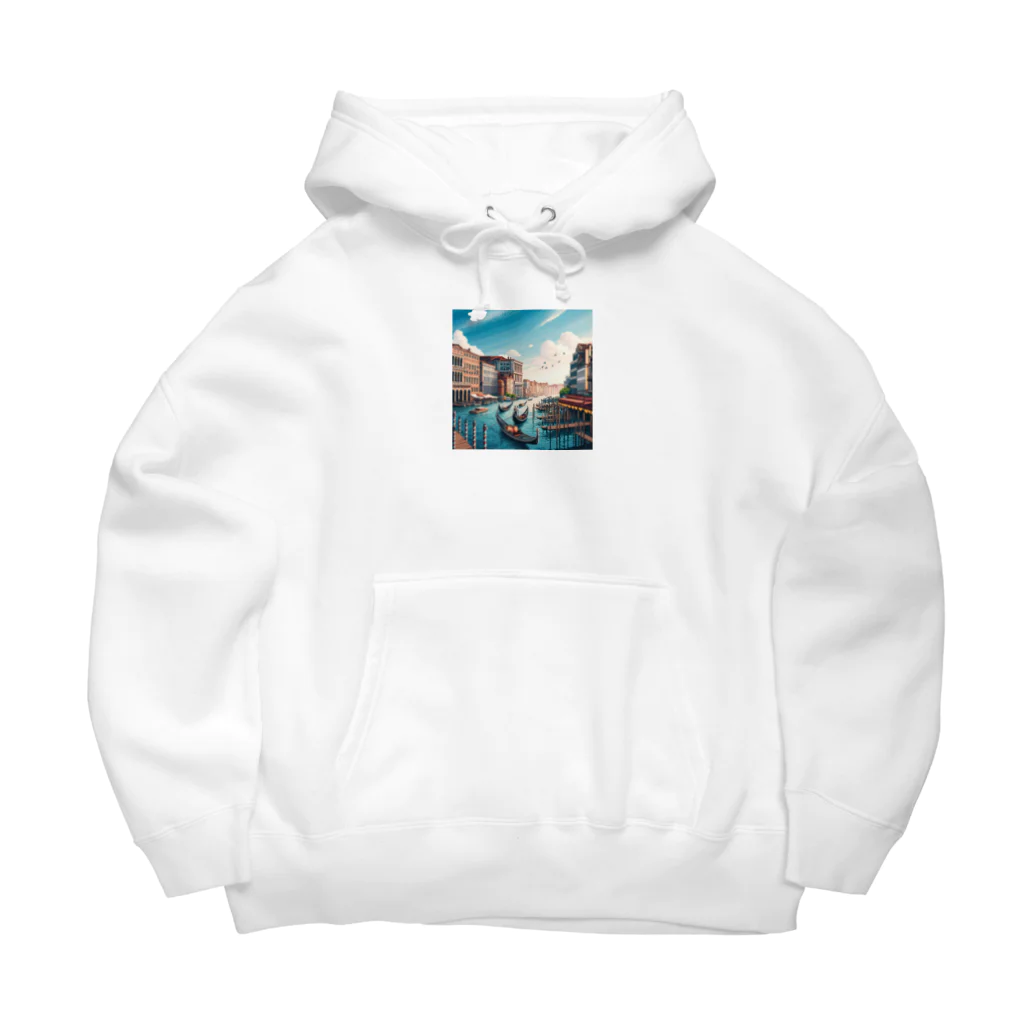 Pixel Art Goodsのヴェネチア（pixel art） Big Hoodie