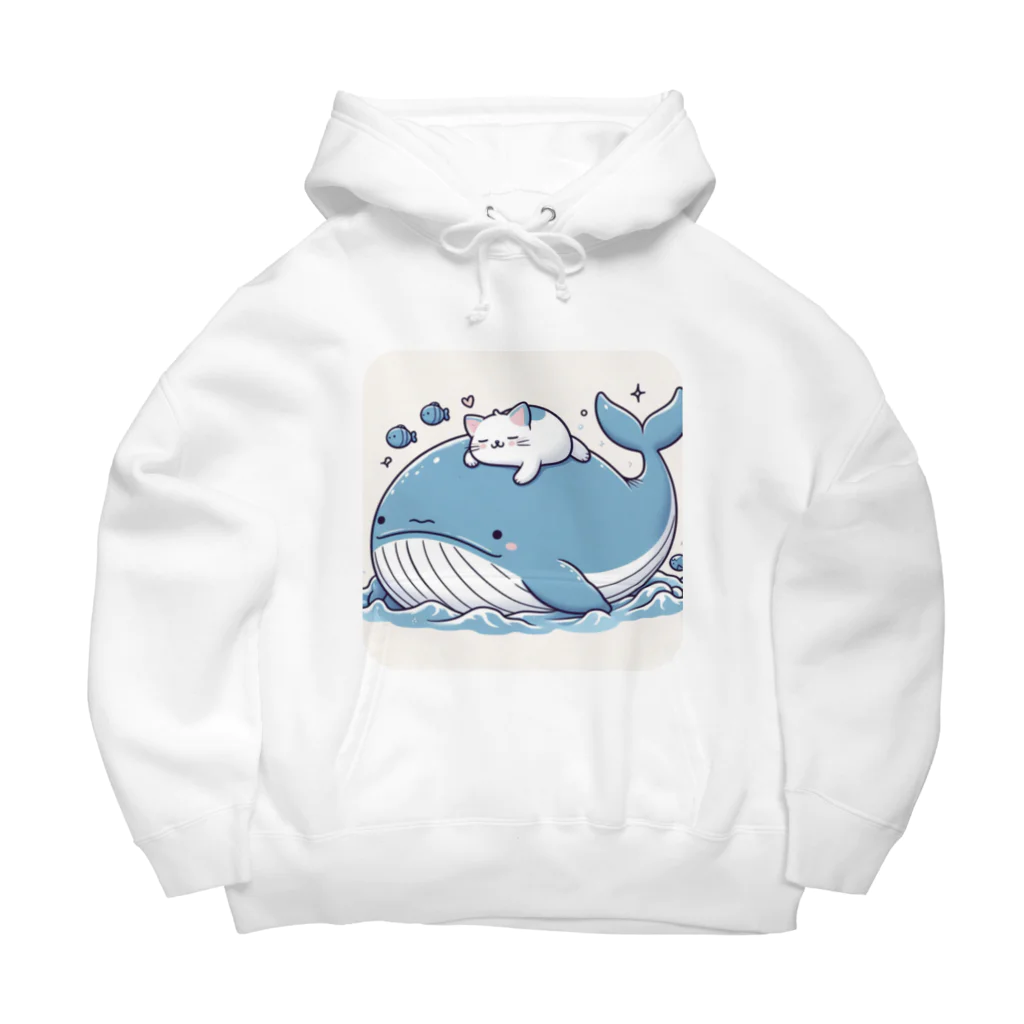 ニャーちゃんショップの眠りネコ Big Hoodie