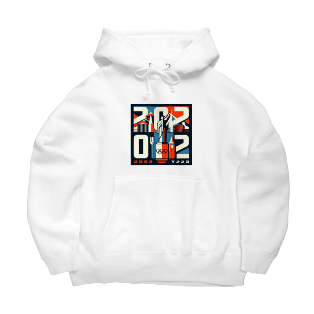 ヘッヘンのお店の【2062】アート Big Hoodie