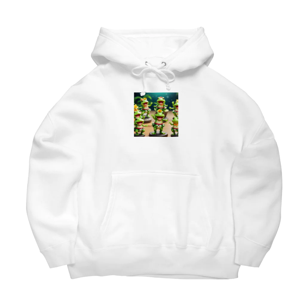 二宮大輔のパーティーカエル Big Hoodie