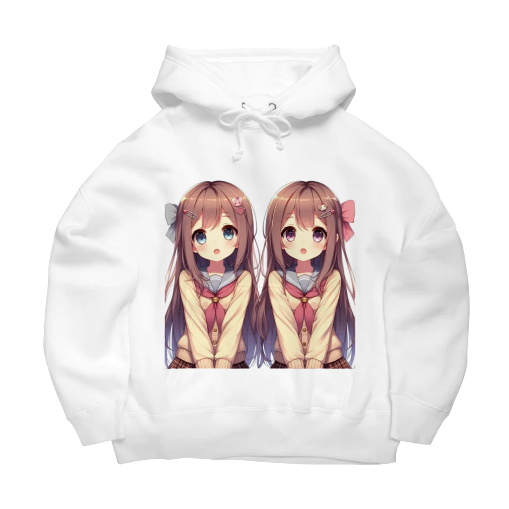 seigi2oo2の愛らしい可愛い双子の姉妹 Big Hoodie