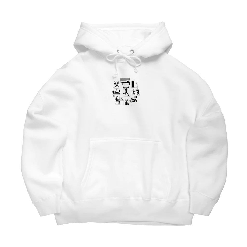 Monochrome_or_Colorfulの好きなものこそ上手 Big Hoodie