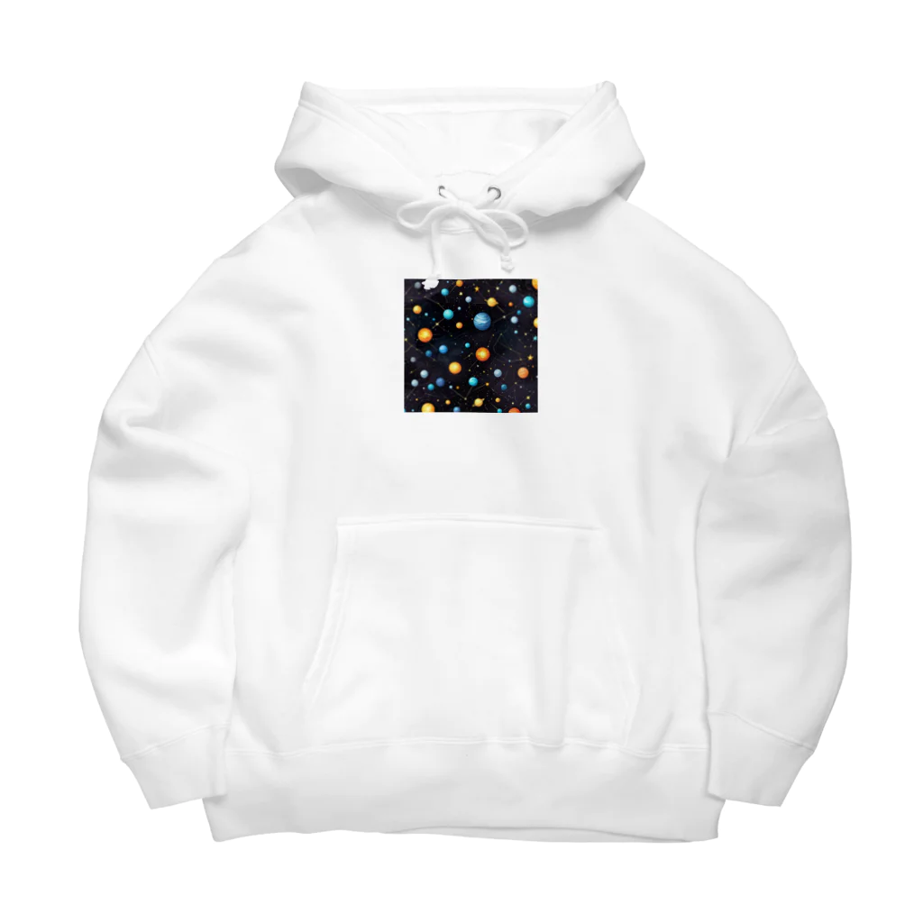 mibusenaの宇宙空間デザイン Big Hoodie