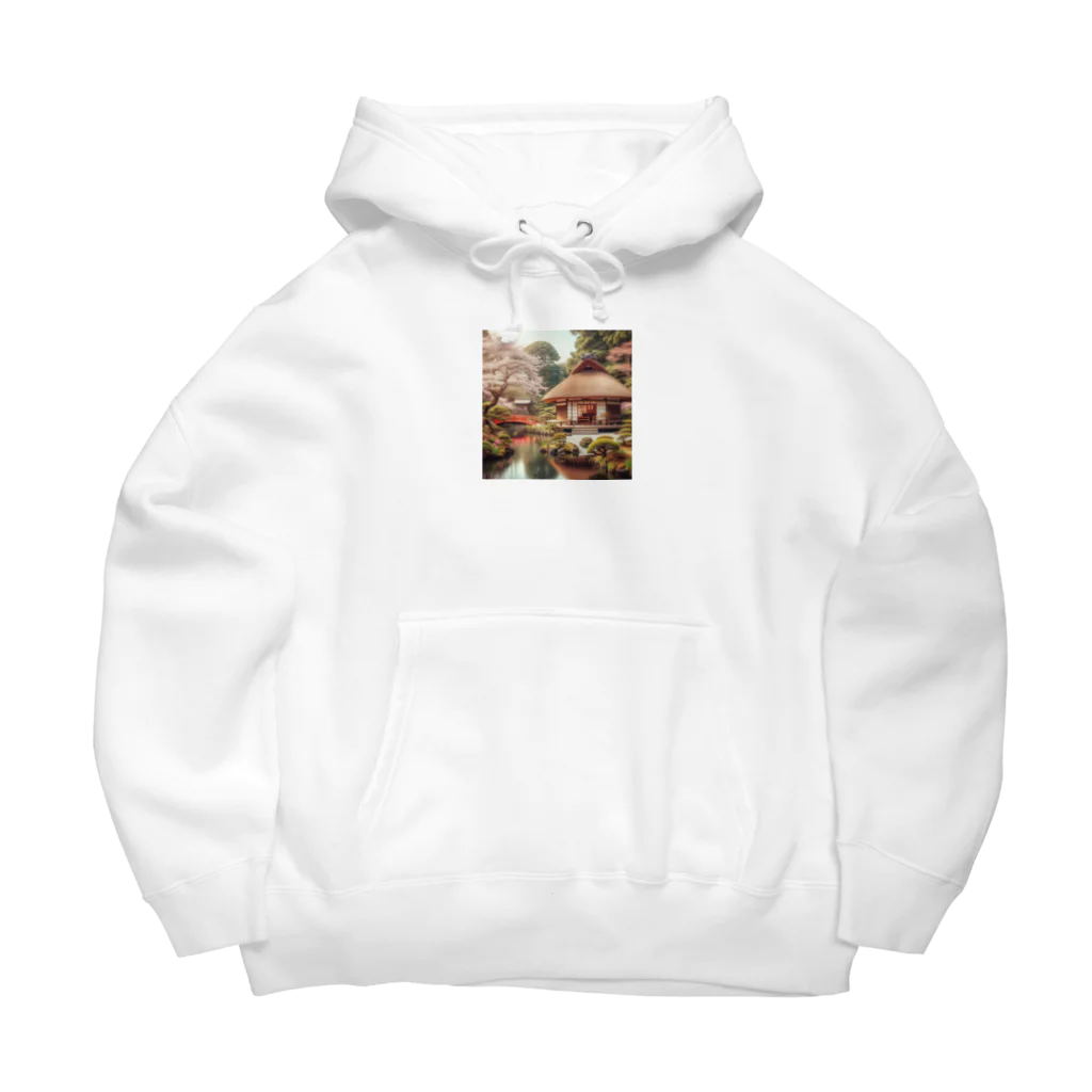 めろんグッズの日本の景色 Big Hoodie