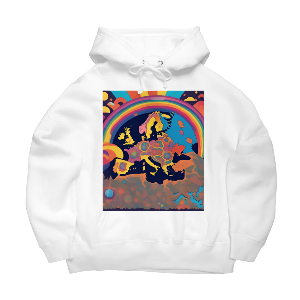 Unique ExistenceのEurope Big Hoodie