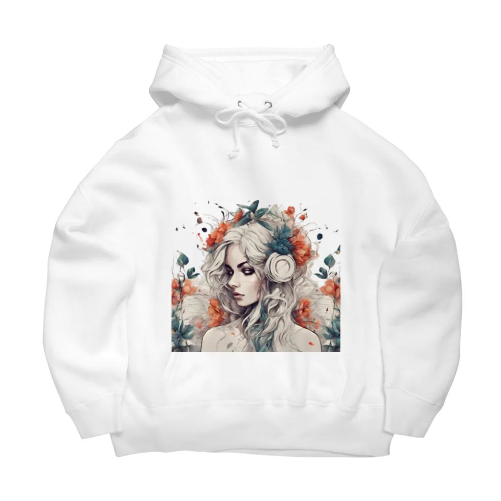 Unique Existenceのhorde of flowers Big Hoodie