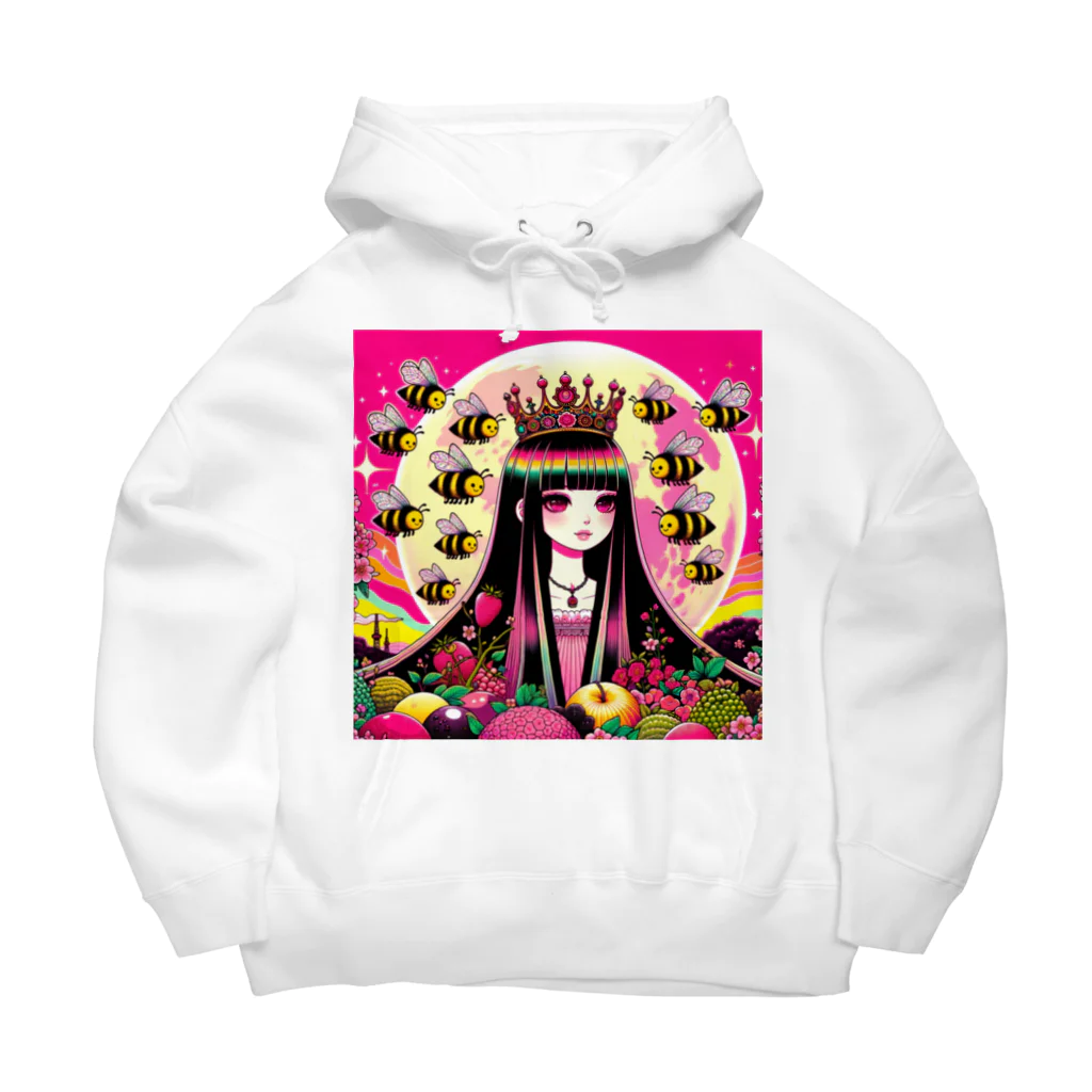 トトベス(T∴B∴M∴)🕊️の🐝ピンクムーンとミツバチと〈III女帝〉👸🏻 Big Hoodie