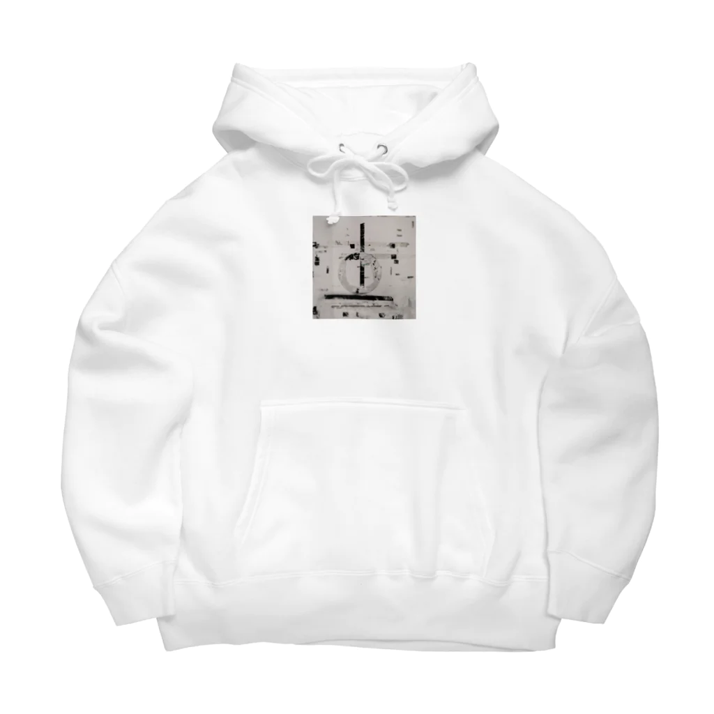 飯塚 iizukaの洗練されたモノクローム Big Hoodie