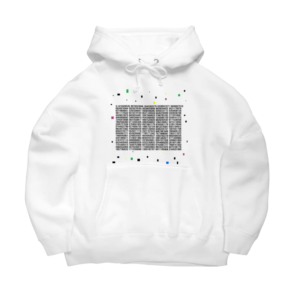 noiSutoaの円周率を1000桁 Big Hoodie