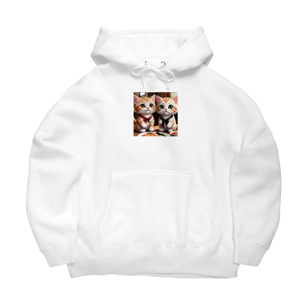 HIROICの寿司屋猫 Big Hoodie