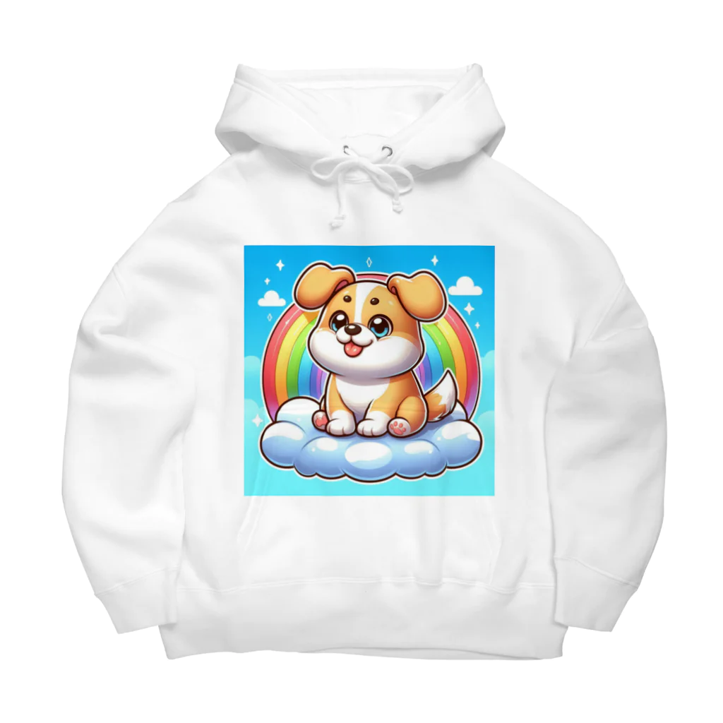 Minoyaの雲に乗った犬 Big Hoodie