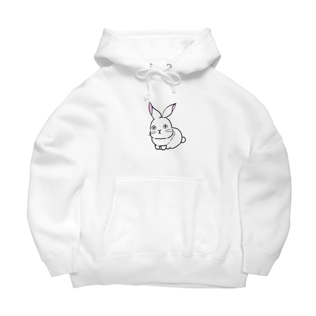 yuki_mayのKIDS RABBIT_1 Big Hoodie