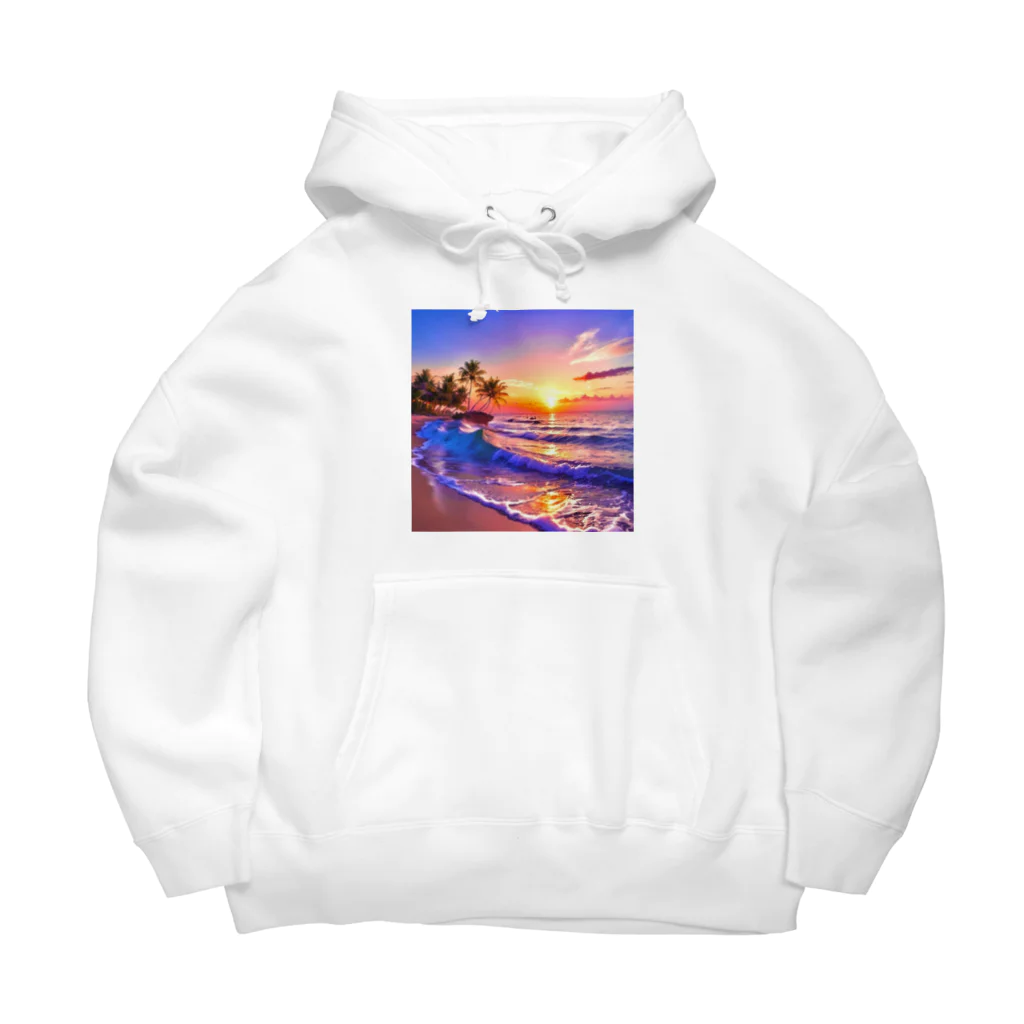 11mi_mi11の🌴ビーチサンセット☀ Big Hoodie