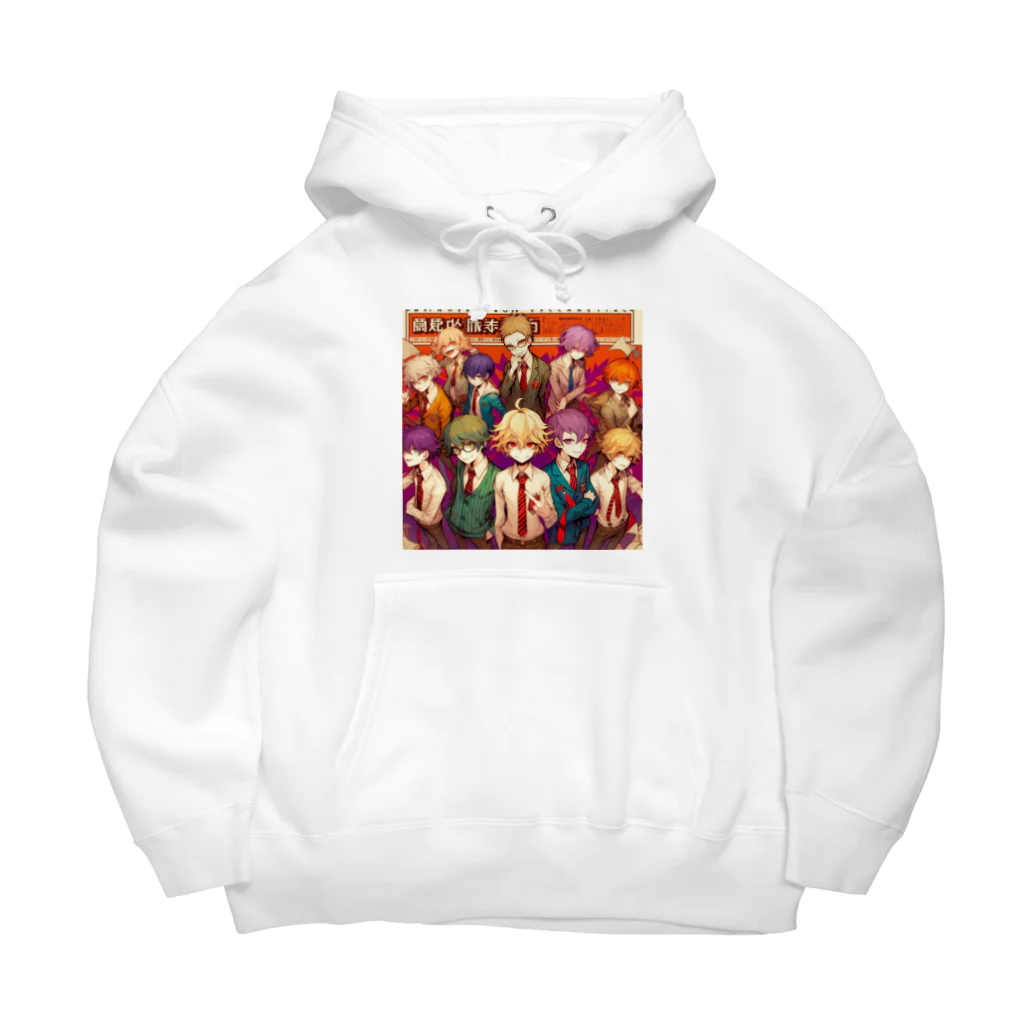 momonekokoのイケメン大集合 Big Hoodie