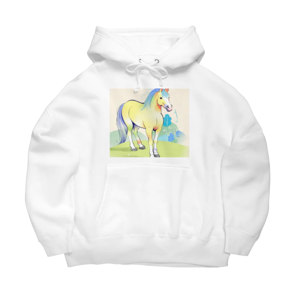 いちごソーダの母馬のフローラ Big Hoodie