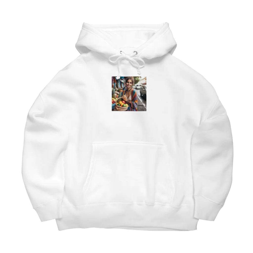 SWQAの買い物をする彼女 Big Hoodie