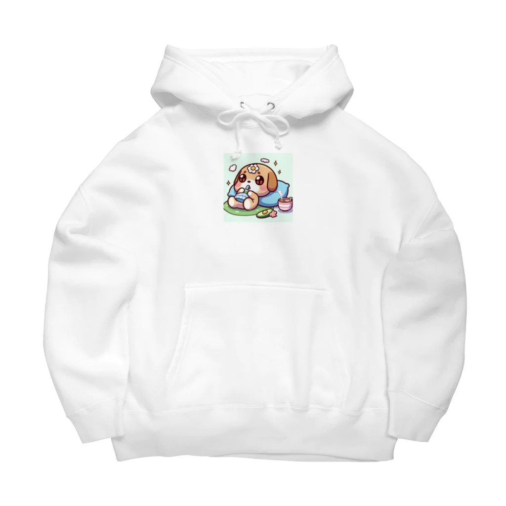 りのショップの癒されるゆるカワ犬グッズ Big Hoodie