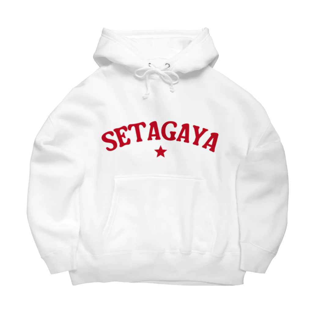 せたが屋さんの世田谷グッズ　レッドロゴ（setagaya item） Big Hoodie