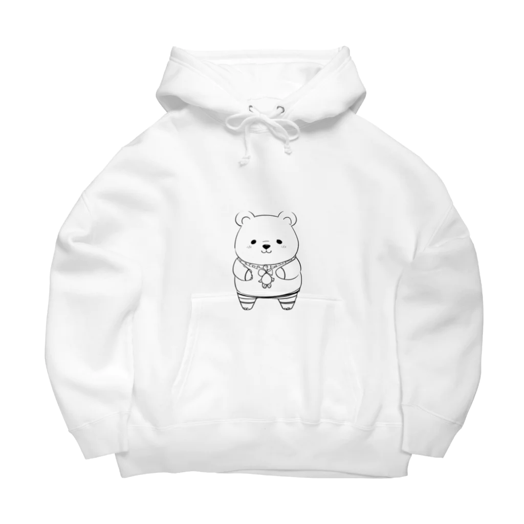 ganeshaのかわいいクマ Big Hoodie