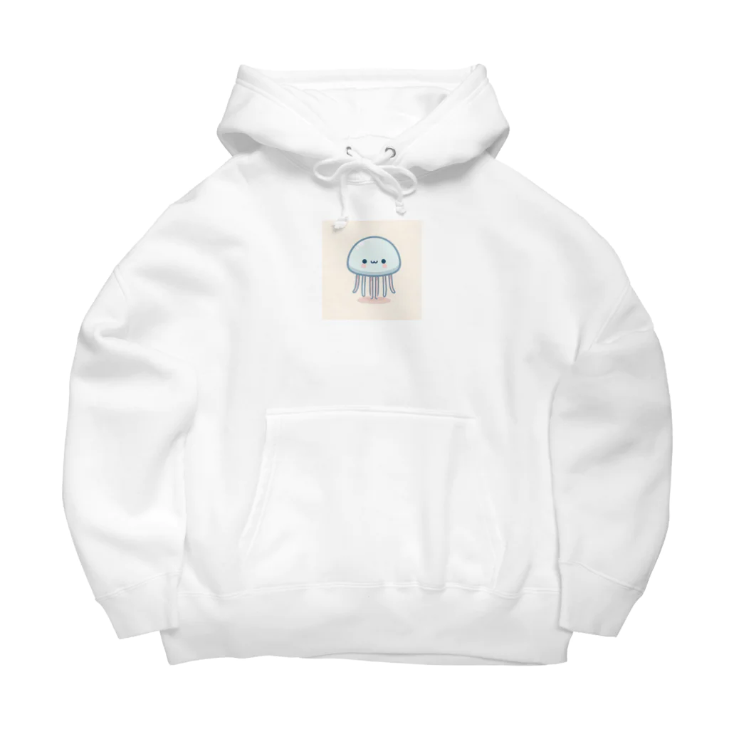 わくわく海の雑貨屋のゆるゆるクラゲちゃん Big Hoodie