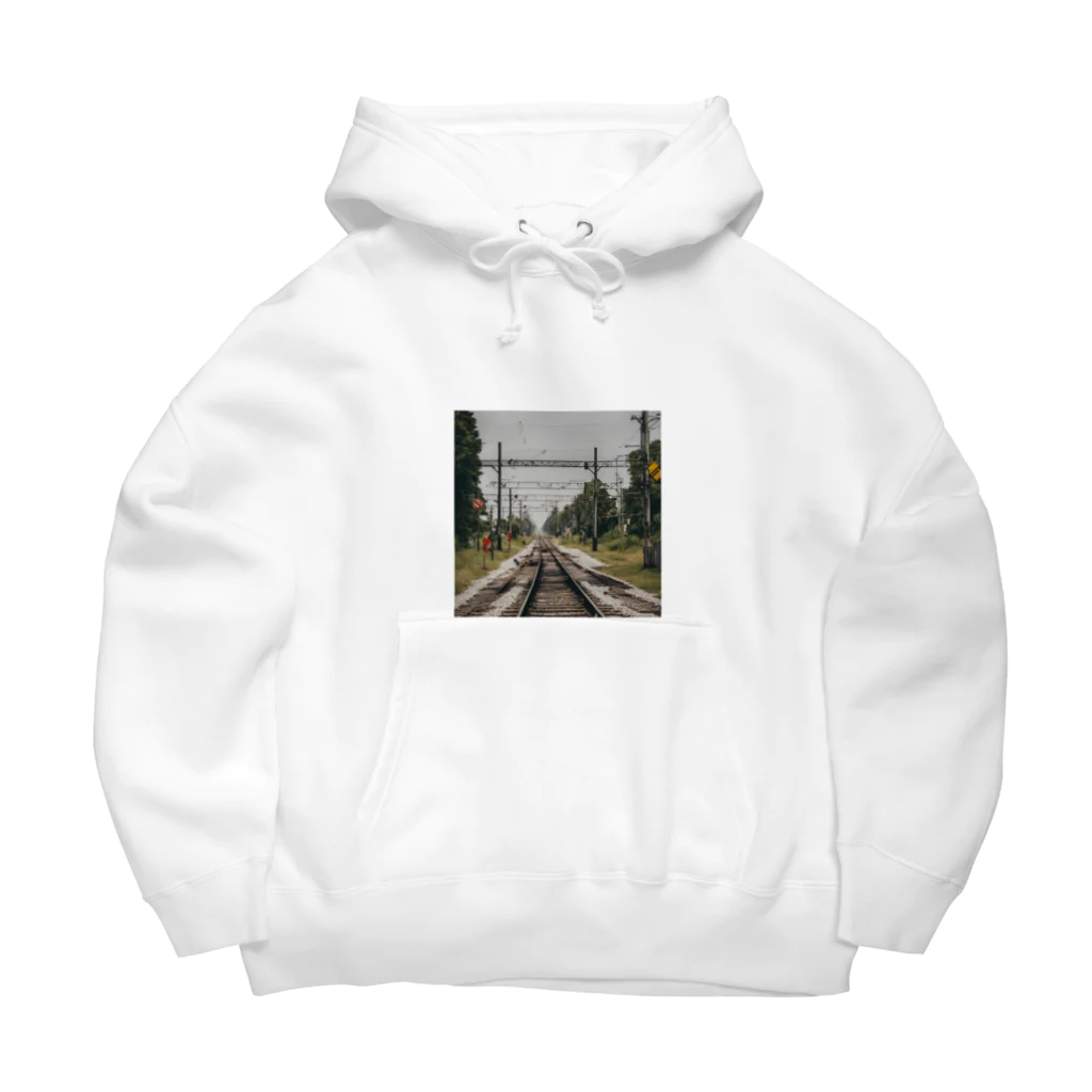 atoyuki_SHOPの鉄道レールデザイン Big Hoodie