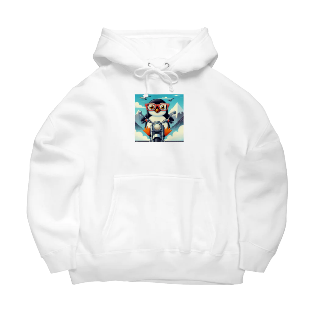 YFCのサングラスをかけたワイルドなペンギン③ Big Hoodie