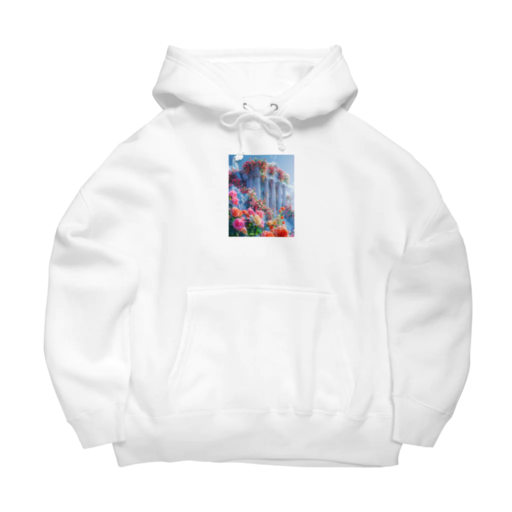 幻想ラボの「バラ色の夢の神殿」 Big Hoodie