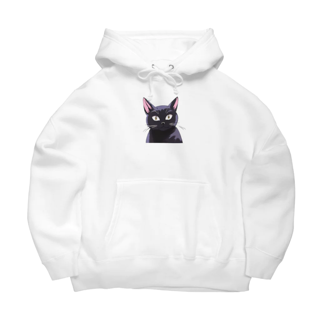 M&Kの黒猫2 Big Hoodie