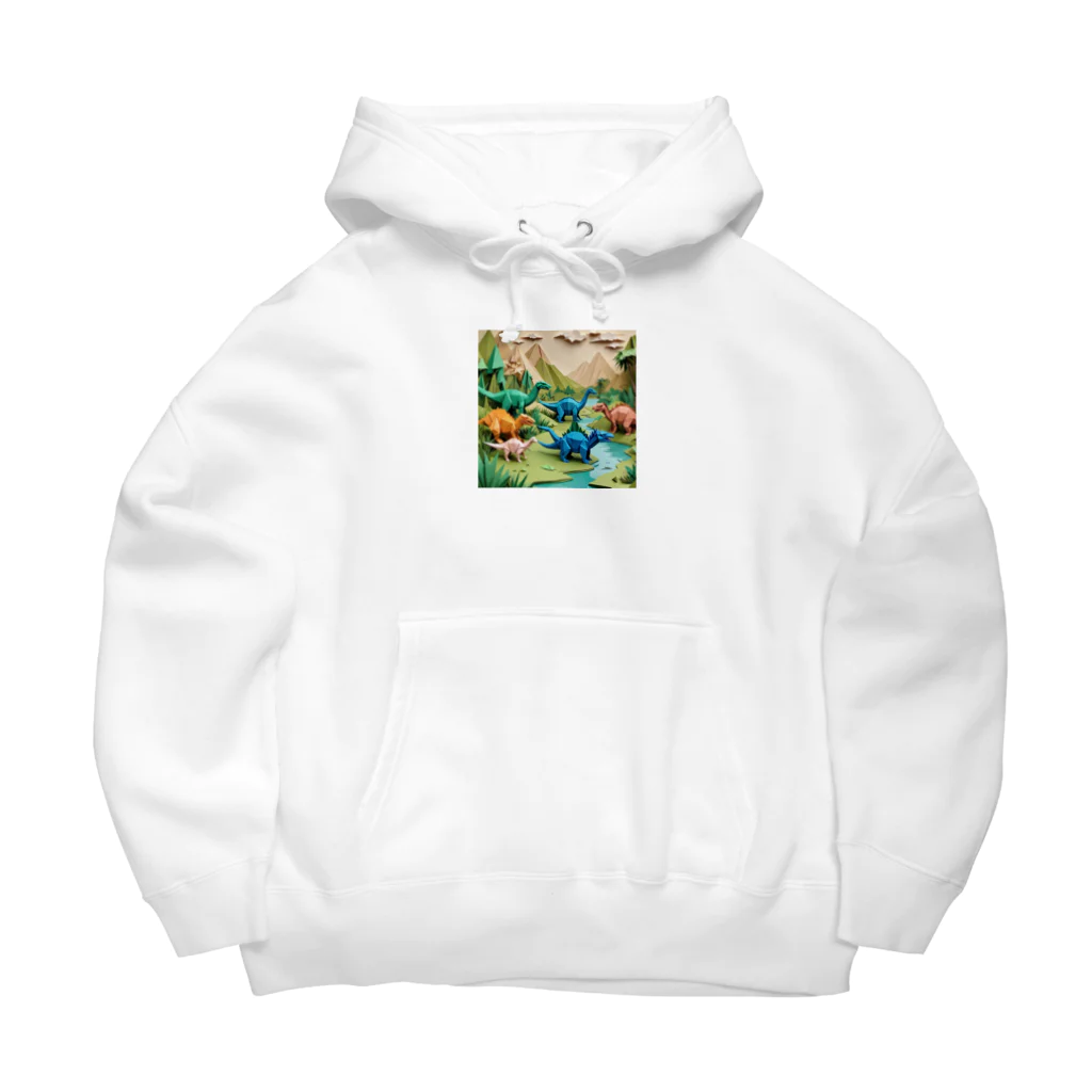 OTIRUBUTUBUTUの折り紙でザウルス Big Hoodie