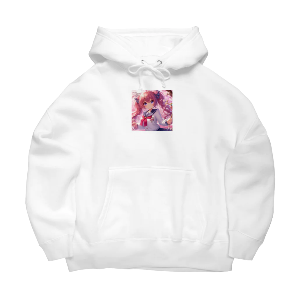 RUI_のオリジナルショップのかわいい女の子のキャラクターグッズ Big Hoodie