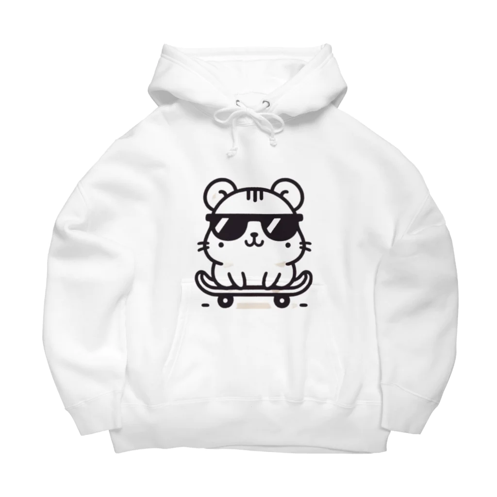 BOSATUのスケボーハムスター Big Hoodie