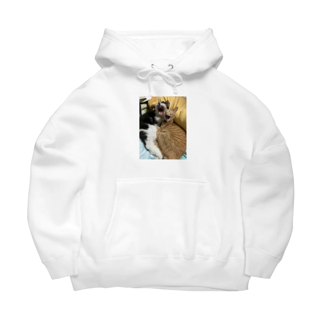 ayamomohidemiのキュートな猫猫あくび Big Hoodie