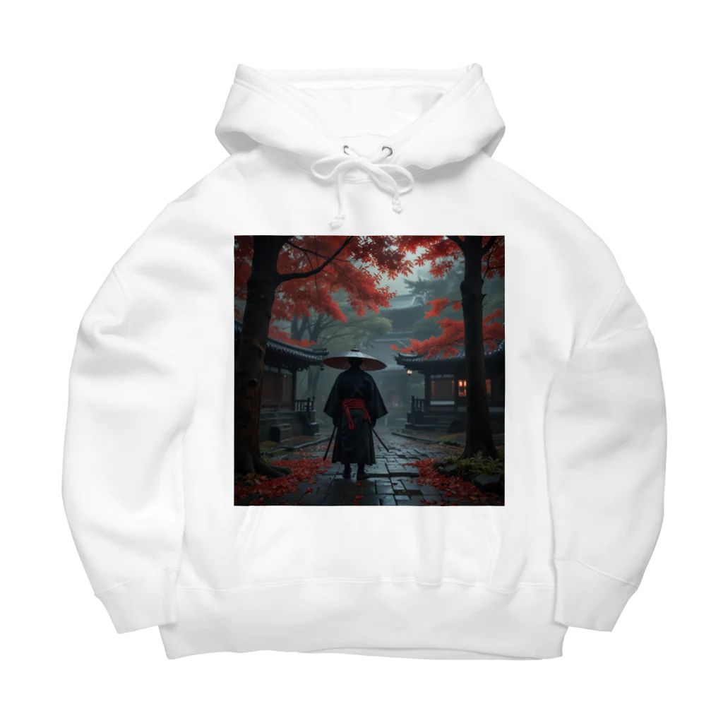 中村マコトの雨の中の侍 Big Hoodie